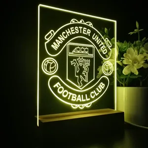 Manchester United Logo 1 LED Desk Light