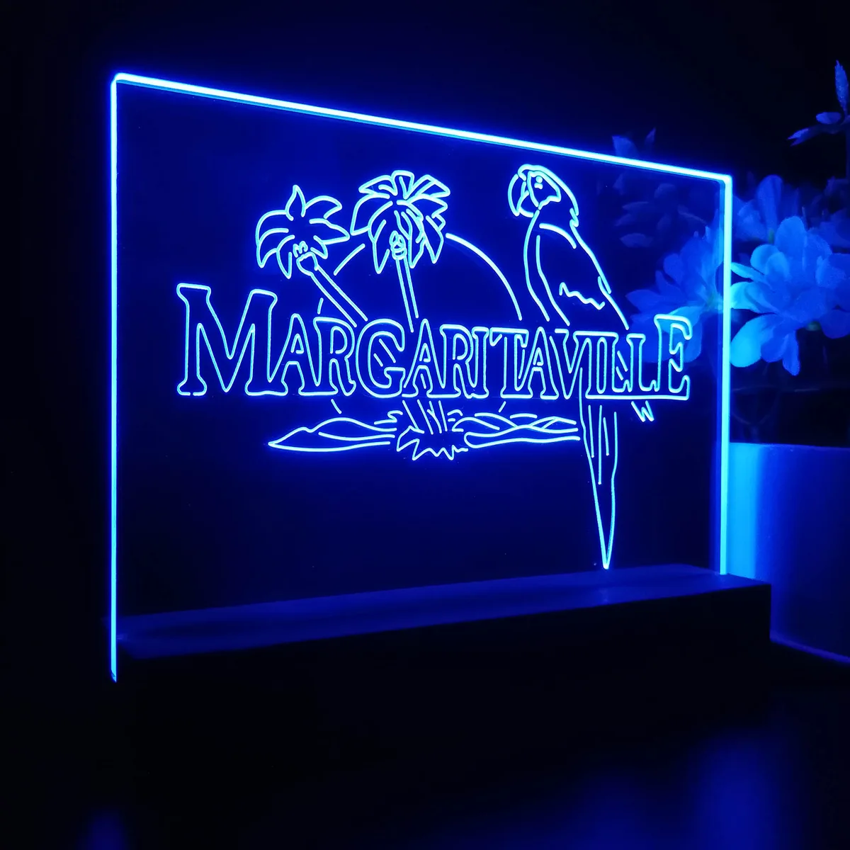 Margaritaville Palm Parrot LED Desk Light