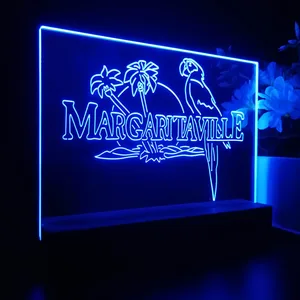 Margaritaville Palm Parrot LED Desk Light