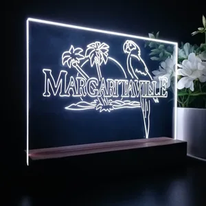Margaritaville Palm Parrot LED Desk Light