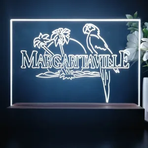 Margaritaville Palm Parrot LED Desk Light