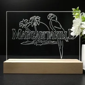 Margaritaville Palm Parrot LED Desk Light