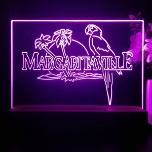Margaritaville Palm Parrot LED Desk Light