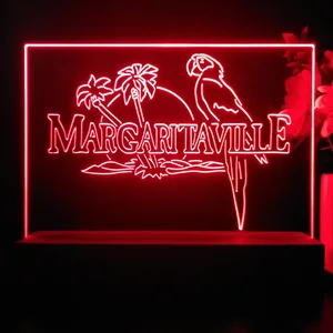 Margaritaville Palm Parrot LED Desk Light