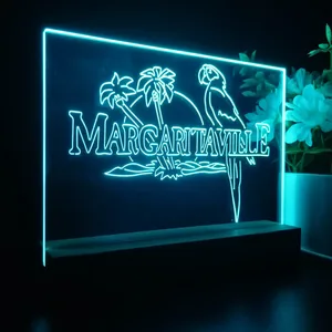 Margaritaville Palm Parrot LED Desk Light