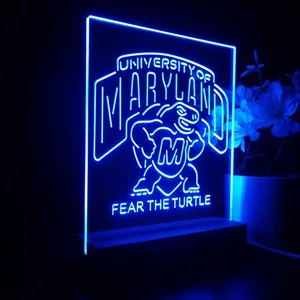 Maryland Terrapins Fear The Turtle LED Desk Light