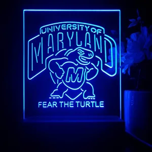 Maryland Terrapins Fear The Turtle LED Desk Light