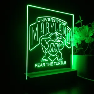 Maryland Terrapins Fear The Turtle LED Desk Light