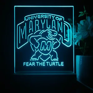 Maryland Terrapins Fear The Turtle LED Desk Light