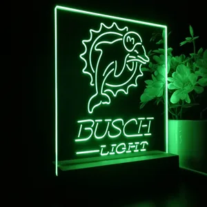 Miami Dolphins Busch Light LED Desk Light