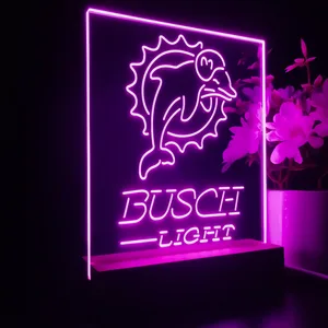 Miami Dolphins Busch Light LED Desk Light