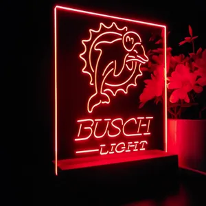 Miami Dolphins Busch Light LED Desk Light