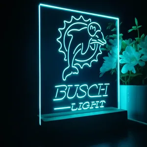 Miami Dolphins Busch Light LED Desk Light