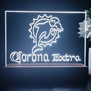Miami Dolphins Corona Extra LED Desk Light
