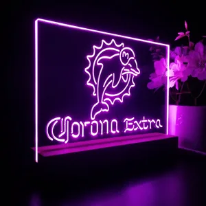 Miami Dolphins Corona Extra LED Desk Light