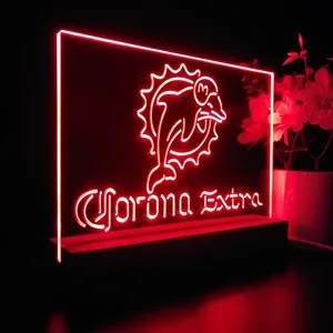 Miami Dolphins Corona Extra LED Desk Light