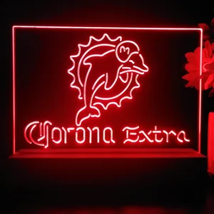 Miami Dolphins Corona Extra LED Desk Light