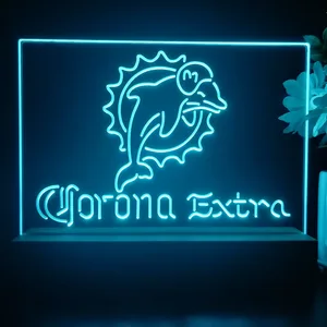 Miami Dolphins Corona Extra LED Desk Light