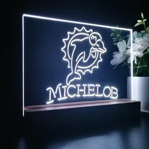 Miami Dolphins Michelob LED Desk Light