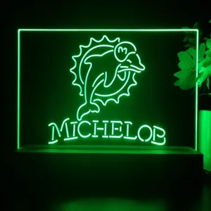 Miami Dolphins Michelob LED Desk Light