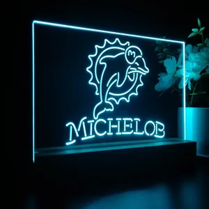 Miami Dolphins Michelob LED Desk Light