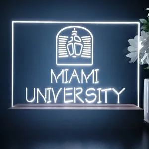 Miami University Logo LED Desk Light