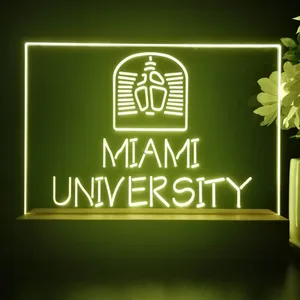 Miami University Logo LED Desk Light