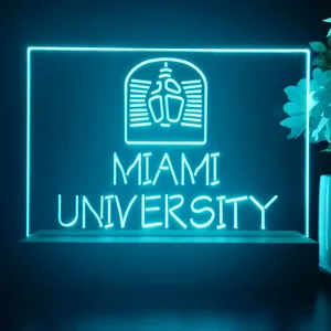 Miami University Logo LED Desk Light