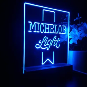 MIchelob Light Logo LED Desk Light