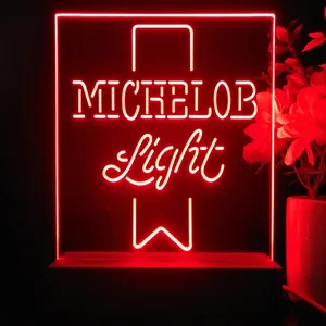 MIchelob Light Logo LED Desk Light