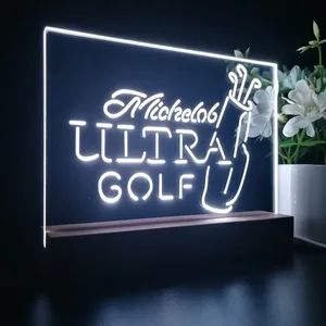 Michelob Ultra Golf Bag LED Desk Light