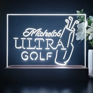 Michelob Ultra Golf Bag LED Desk Light
