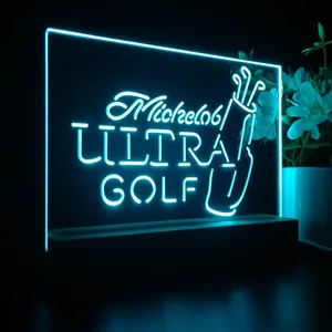 Michelob Ultra Golf Bag LED Desk Light