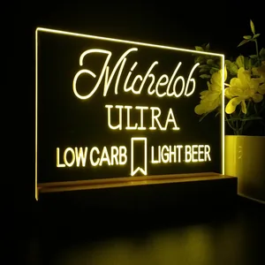 Michelob Ultra Low Carb Light Beer LED Desk Light