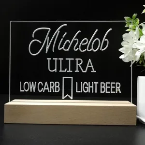 Michelob Ultra Low Carb Light Beer LED Desk Light