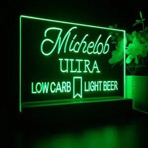 Michelob Ultra Low Carb Light Beer LED Desk Light