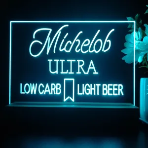 Michelob Ultra Low Carb Light Beer LED Desk Light