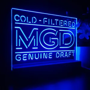 Miller Genuine Draft Banner 1 LED Desk Light