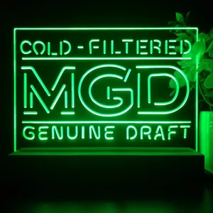 Miller Genuine Draft Banner 1 LED Desk Light