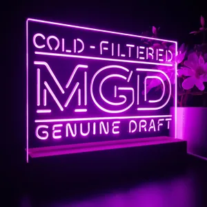 Miller Genuine Draft Banner 1 LED Desk Light