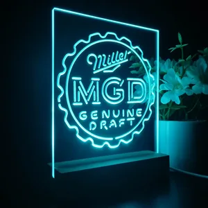 Miller Genuine Draft Bottlecap LED Desk Light