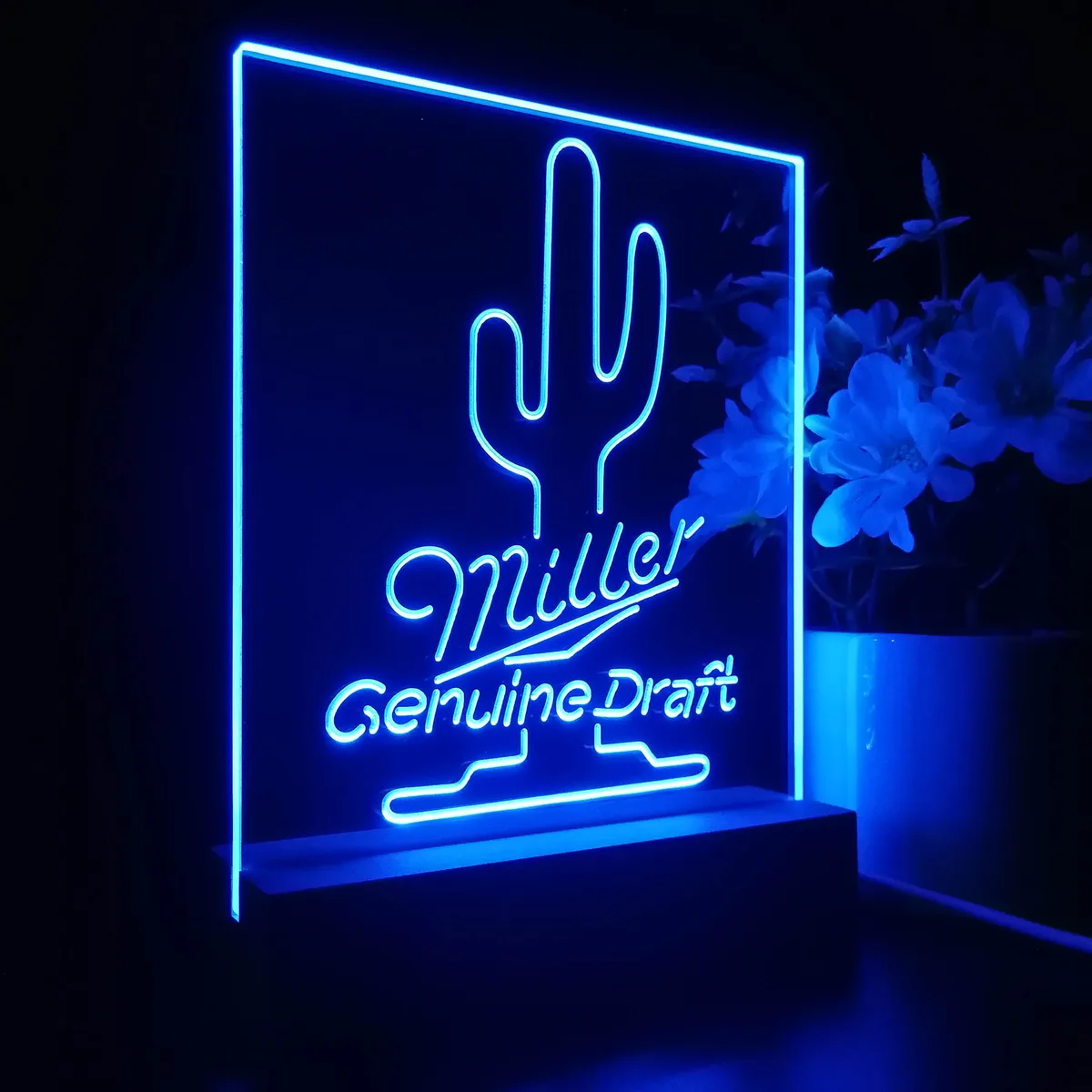 Miller Genuine Draft Cactus LED Desk Light
