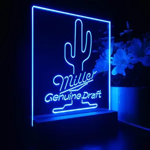 Miller Genuine Draft Cactus LED Desk Light