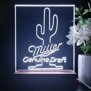 Miller Genuine Draft Cactus LED Desk Light