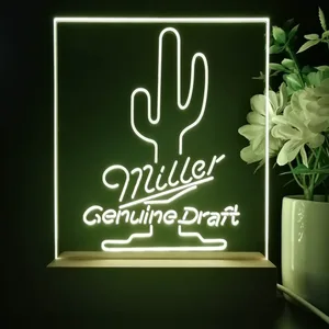 Miller Genuine Draft Cactus LED Desk Light