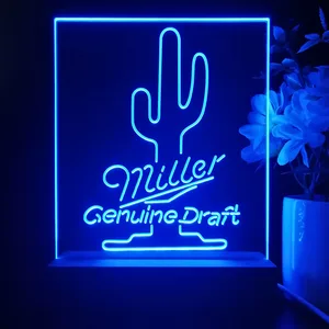 Miller Genuine Draft Cactus LED Desk Light