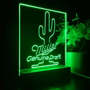 Miller Genuine Draft Cactus LED Desk Light