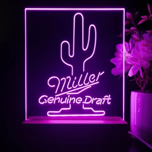 Miller Genuine Draft Cactus LED Desk Light