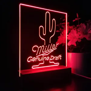 Miller Genuine Draft Cactus LED Desk Light