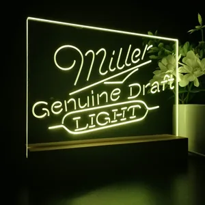 Miller Light Genuine Draft LED Desk Light